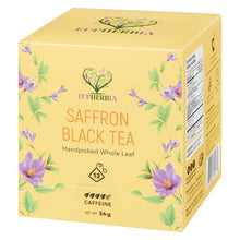 Load image into Gallery viewer, Saffron Black Tea Sachets 36g