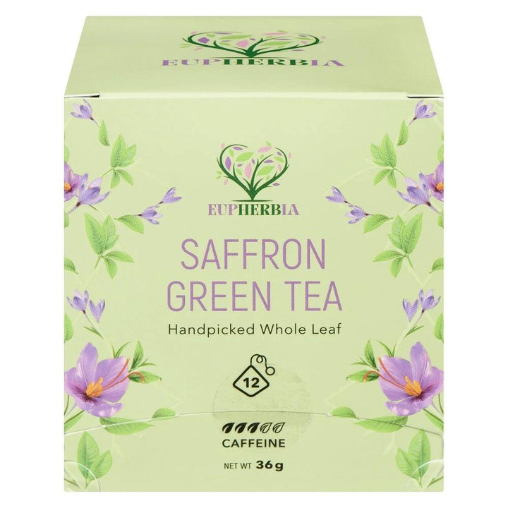 Saffron Green Tea Sachets 36g