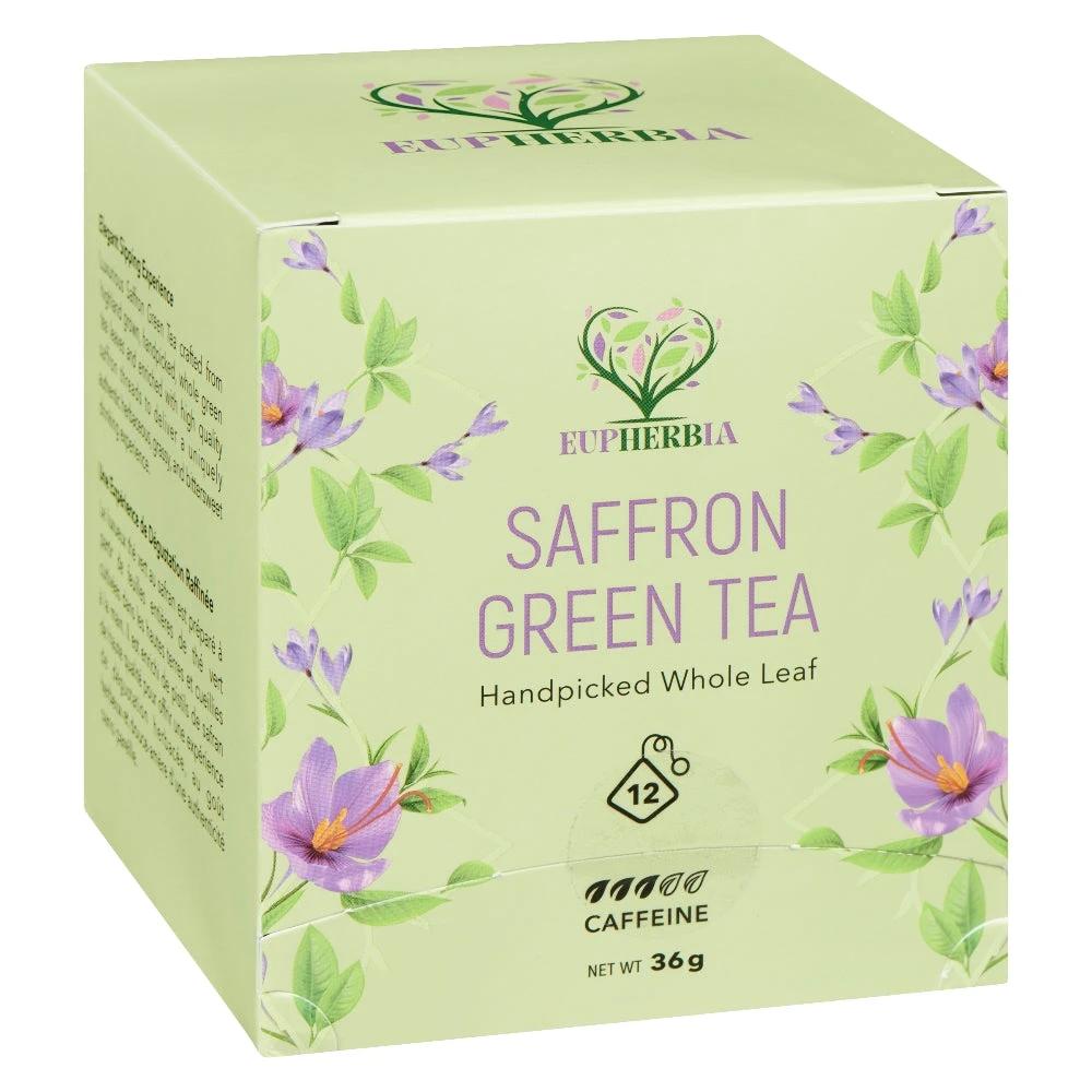 Saffron Green Tea Sachets 36g