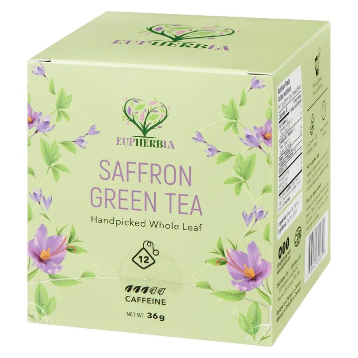 Saffron Green Tea Sachets 36g