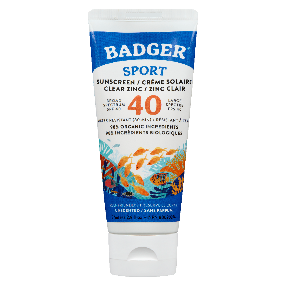 SPF 40 Sport Clear Zinc Sunscreen 87ml