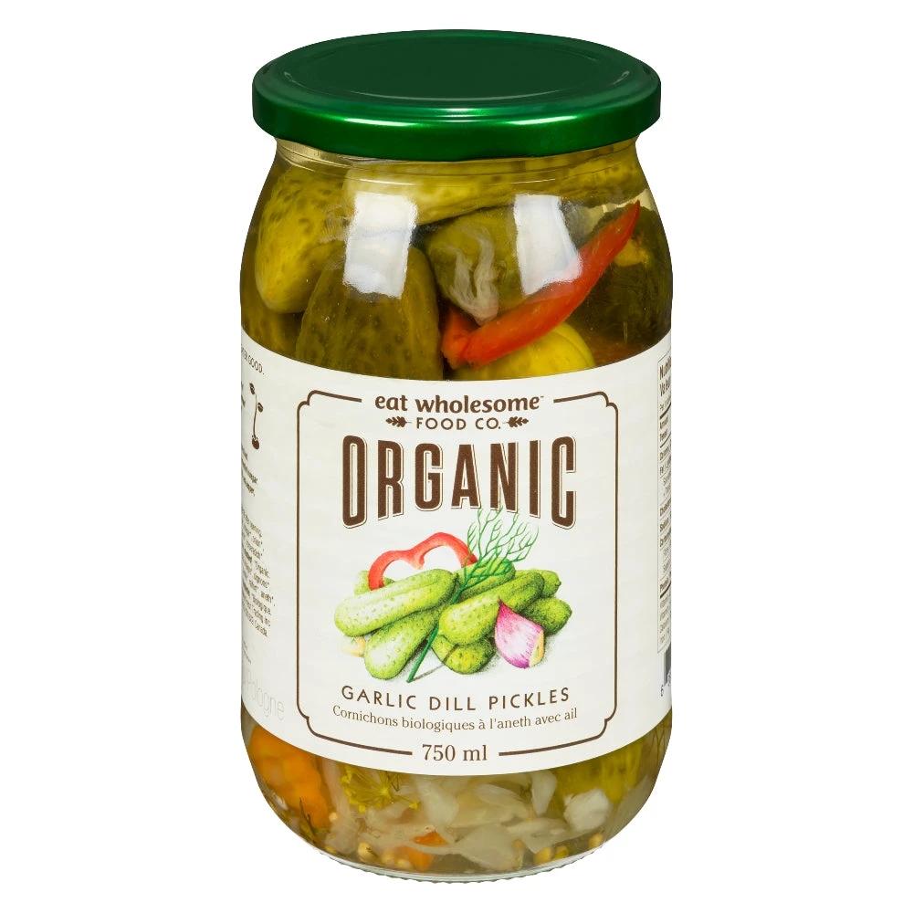 Garlic Dill Pickles Organic 750ml