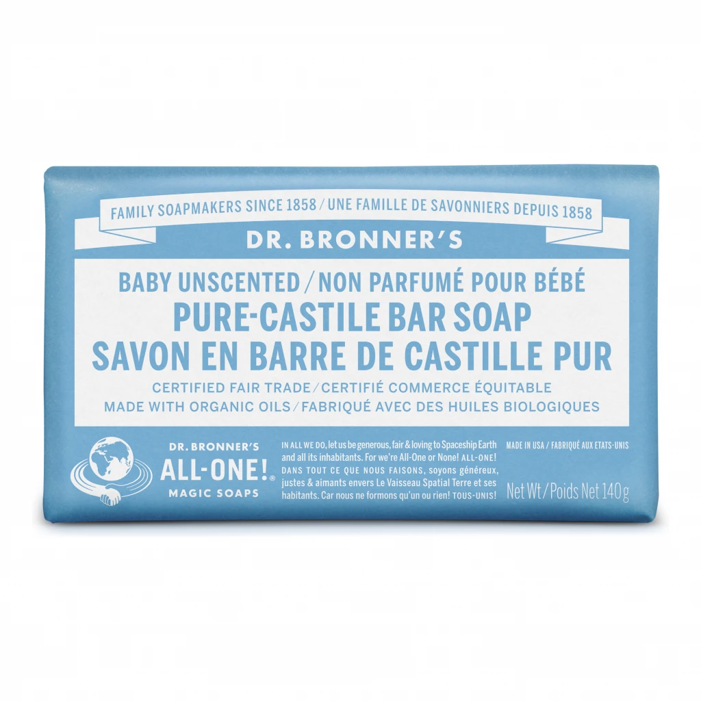 Baby-Mild Castile Bar Soap by Dr Bronner