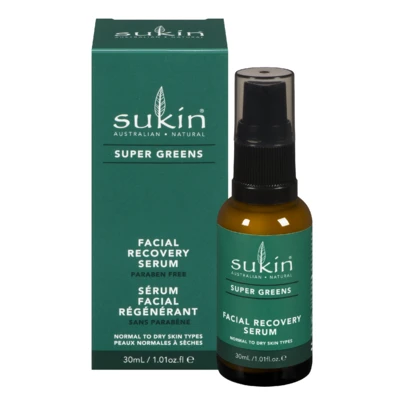Super Greens Facial Recovery Serum by Sukin