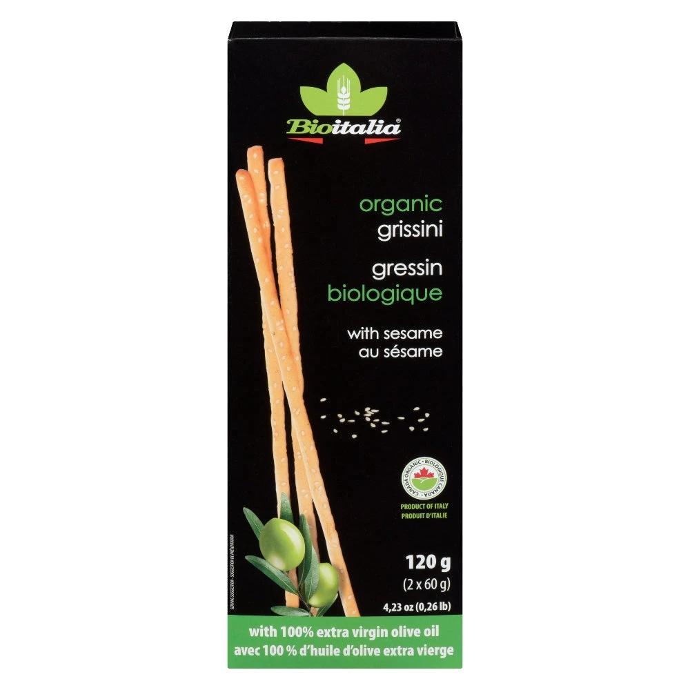 Organic Grissini Breadsticks- Sesame