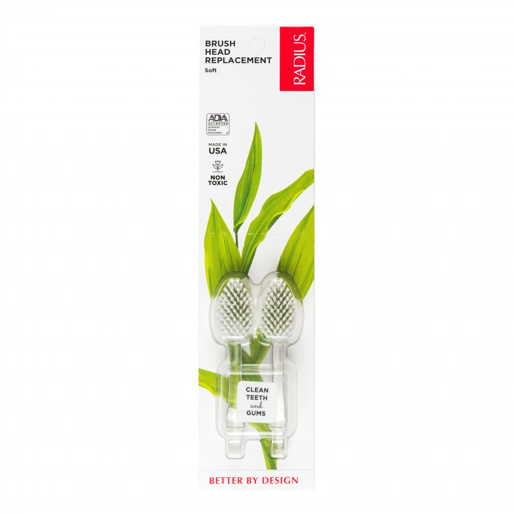 Replacement Head 2-Pack, Soft by Radius