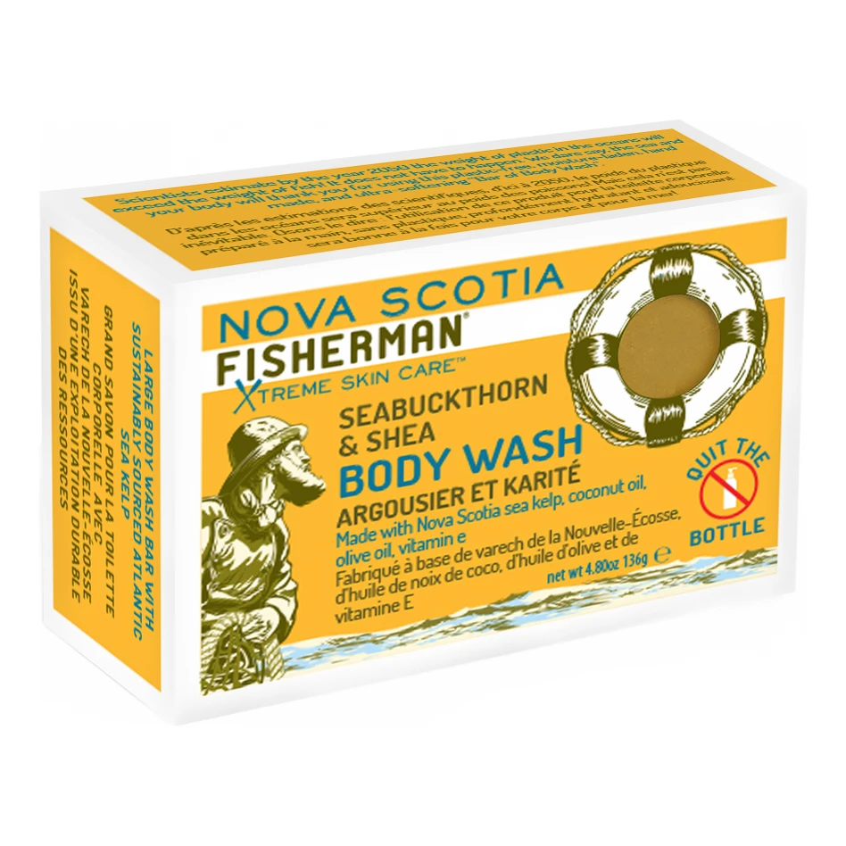 Seabuckthorn &amp; Shea Soap by Nova Scotia Fisherman