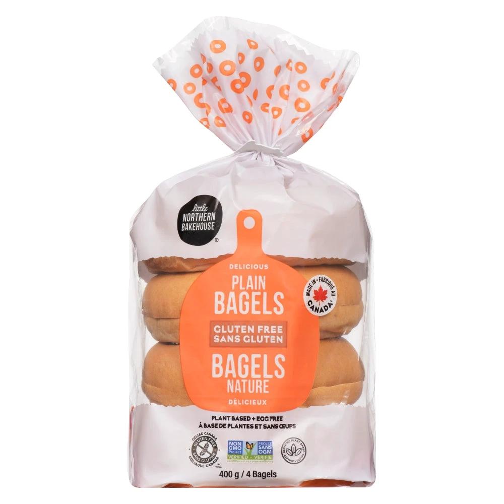 Plain Bagel GF 4pk 400g