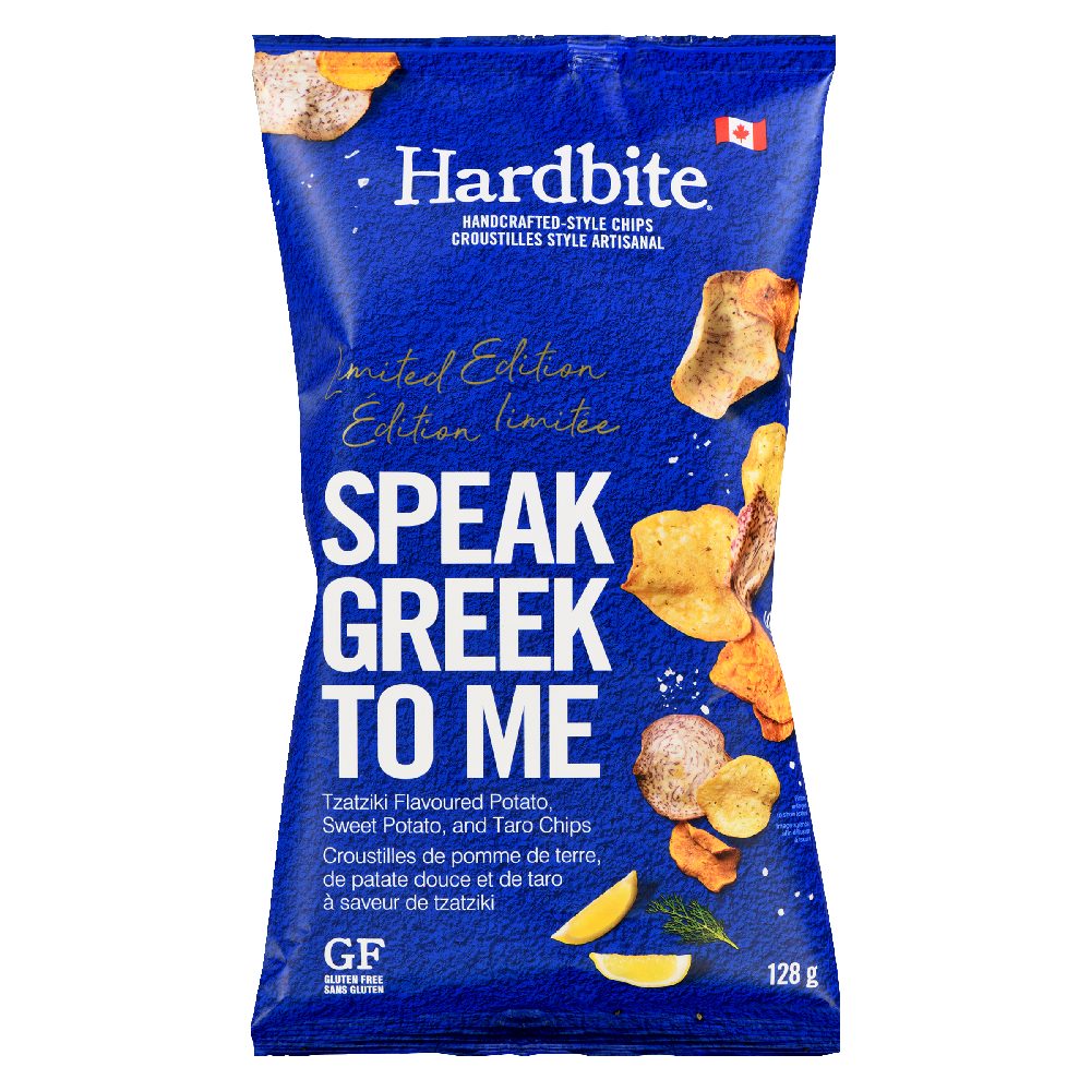 Speak Greek to Me Sweet Potato and Taro Chips