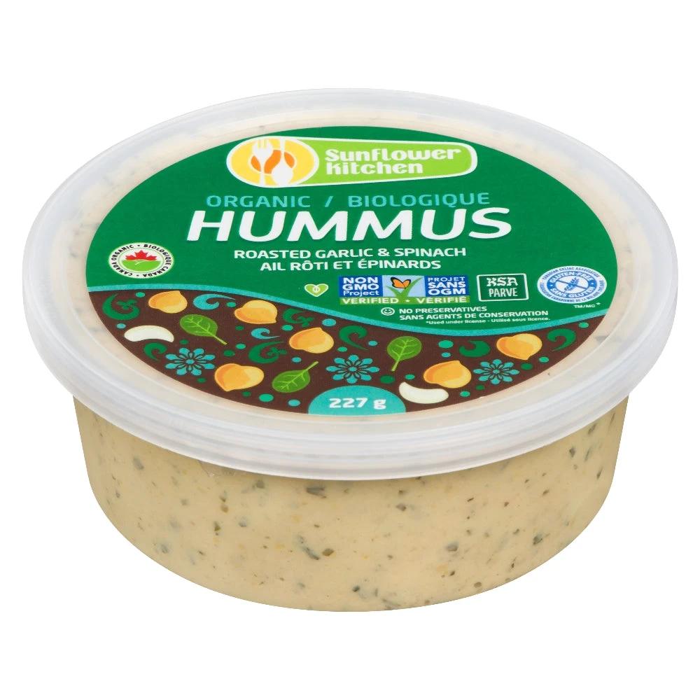 Hummus Garlic Spinac 227g