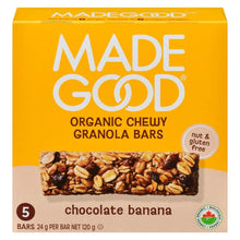 Load image into Gallery viewer, Banana Granola Bars 5x24g