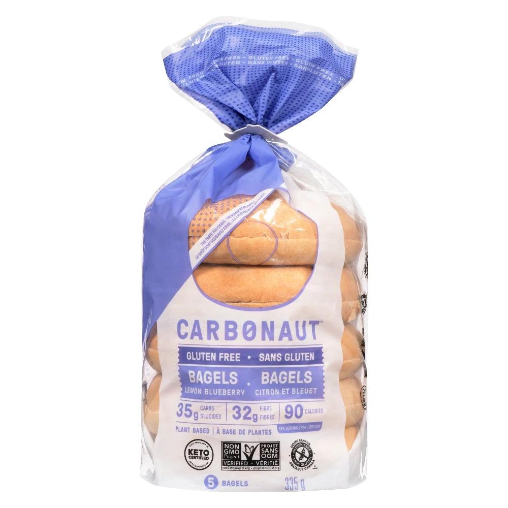 CARBONAUT BAGELS LEMON BLUEBERRY GF 335G