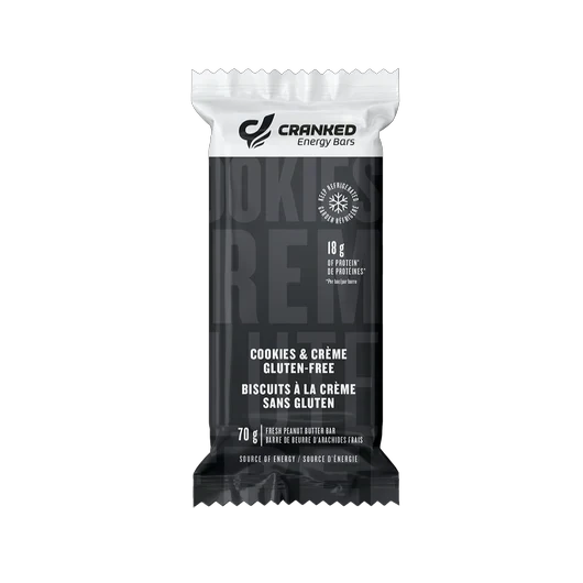 Cookies + cream 75g by Cranked Energy Bars