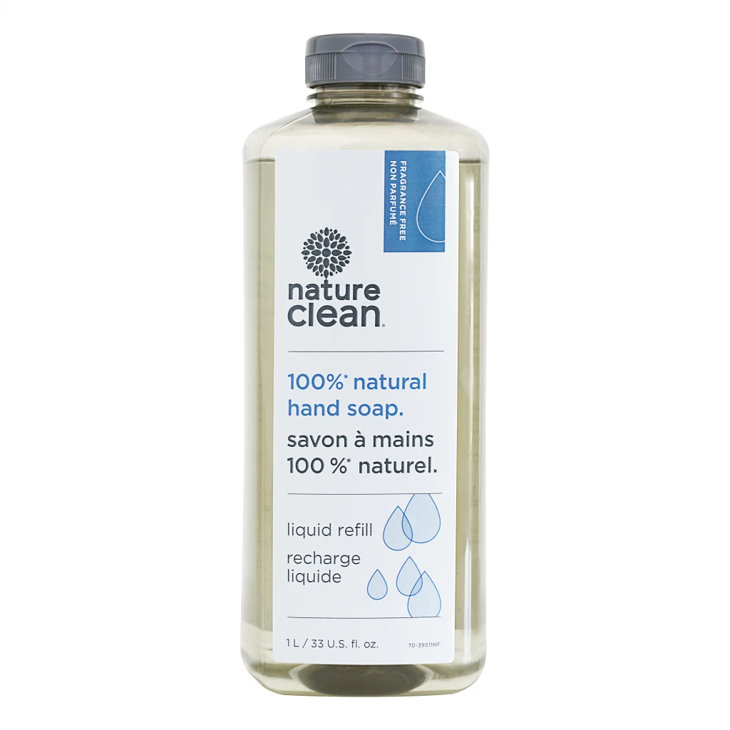 Liquid Hand Soap - Fragrance Free by Nature Clean