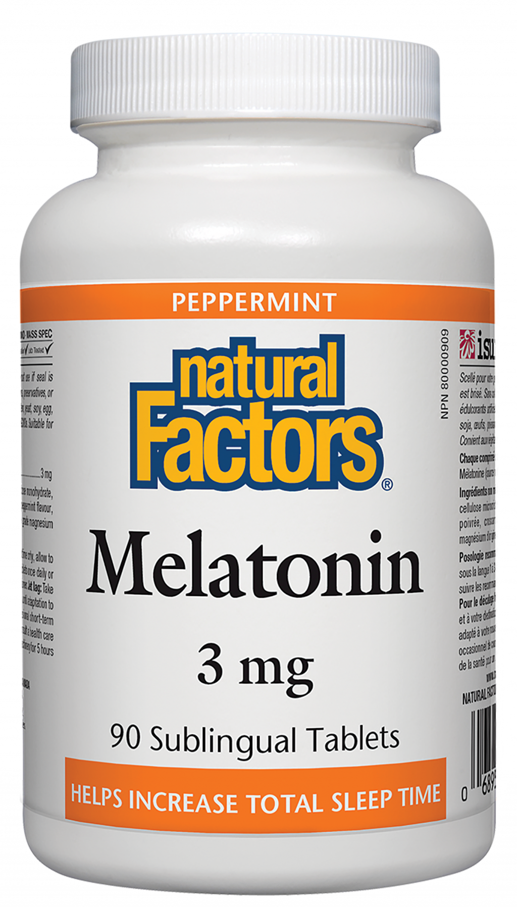 Melatonin 3Mg 90 Sublingual Tabs by Natural Factors