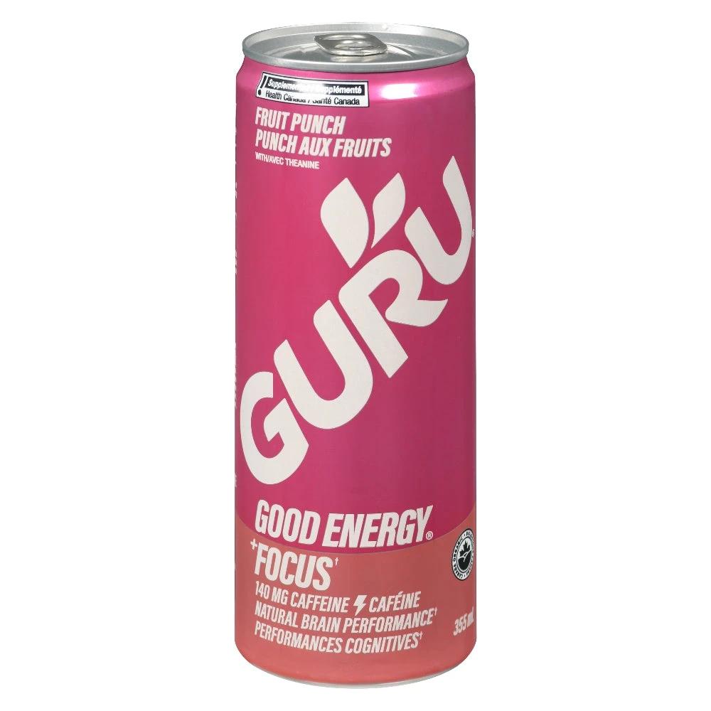 Fruit Punch Energy Drink with L-Theanine 355ml