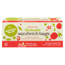 Load image into Gallery viewer, Sandwich Bags 40ct