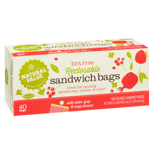 Load image into Gallery viewer, Sandwich Bags 40ct