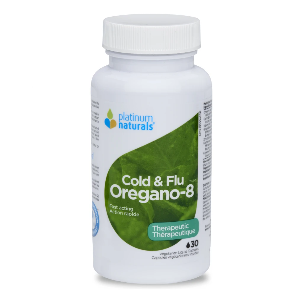 Oregano-8 Cold and Flu 30S by Platinum