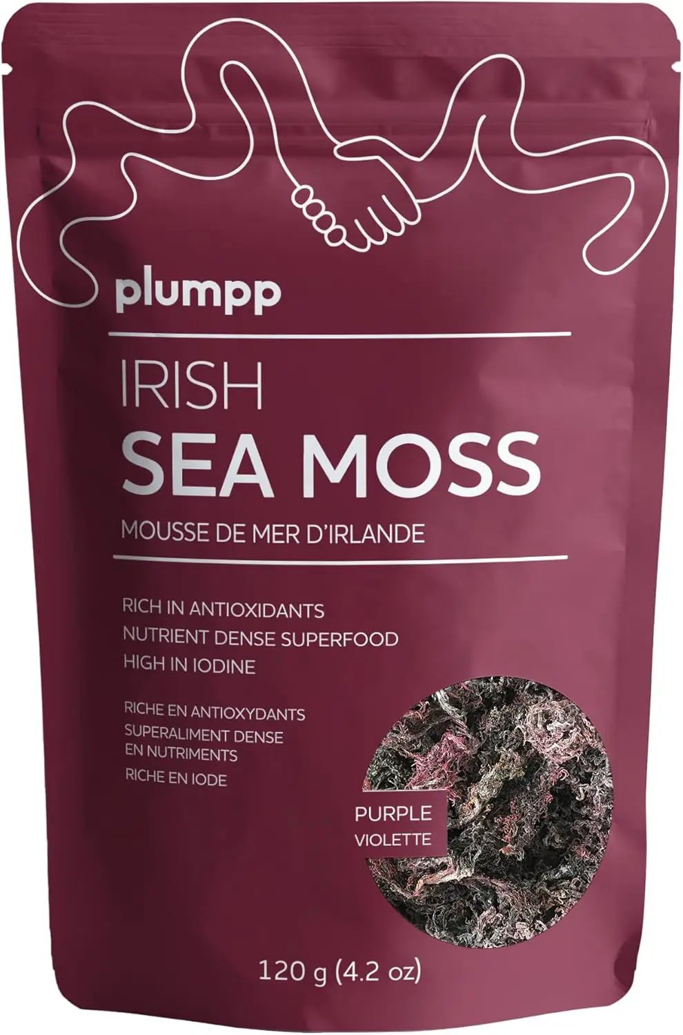 Purple Irish Sea Moss 120g