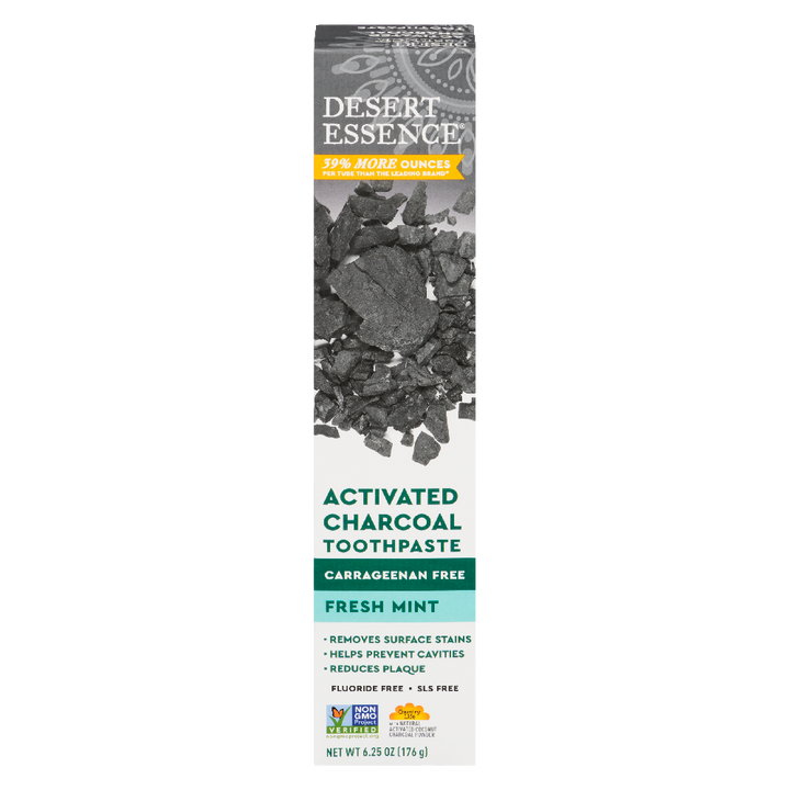 Activated Charcoal Toothpaste Carrageenan Free