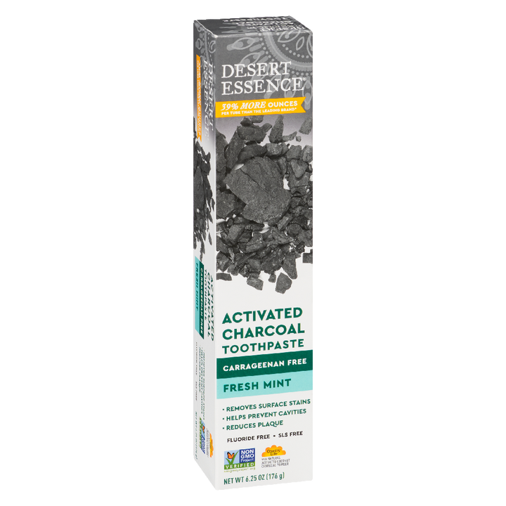 Activated Charcoal Toothpaste Carrageenan Free