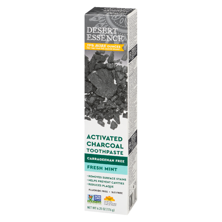 Activated Charcoal Toothpaste Carrageenan Free