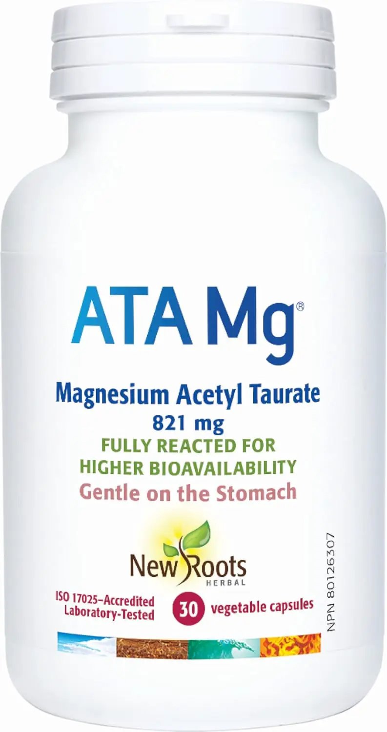ATA Mg Magnesium Acetyl Taurate 821mg 30s