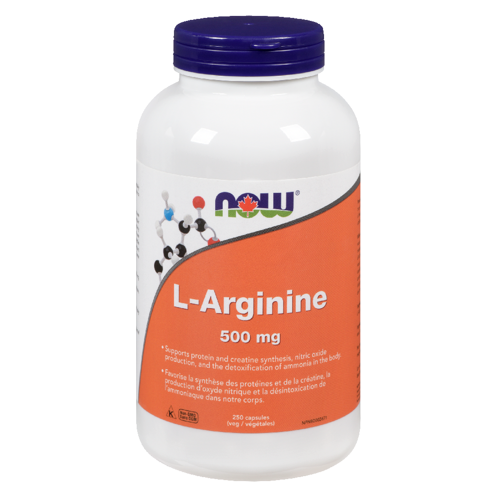 NOW L-ARGININE 500MG 250CAP