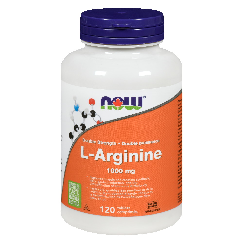 NOW L-ARGININE 1000MG 120TAB