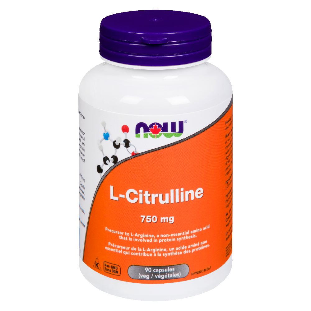 NOW L-CITRULLINE 750MG 90VCAPS