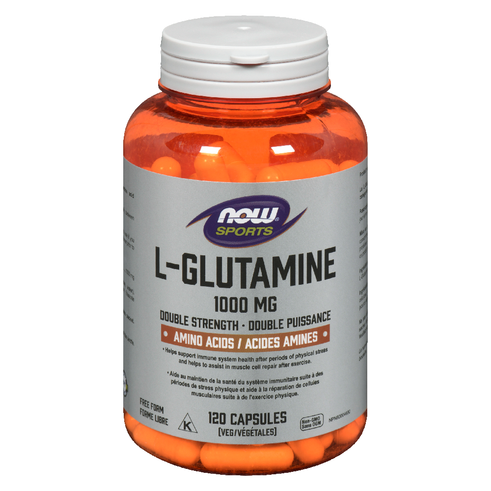 NOW L-GLUTAMINE 1000MG CAPS         120&