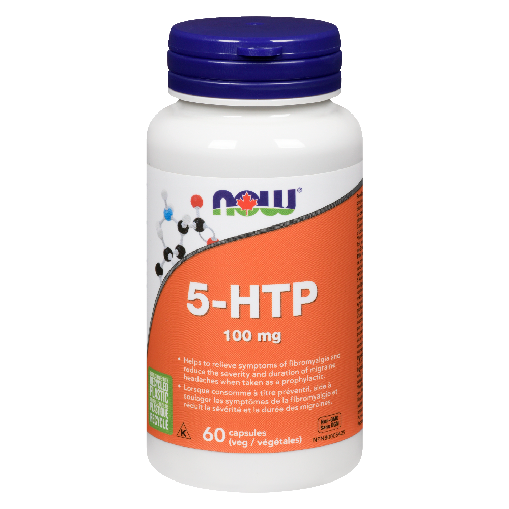 NOW 5-HTP 100MG 60&
