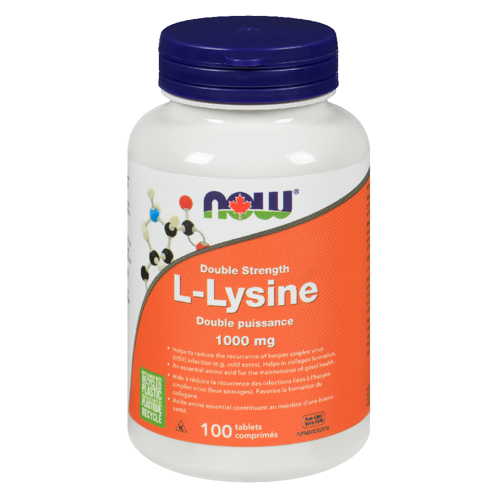 NOW L-LYSINE 1000MG 100TABS
