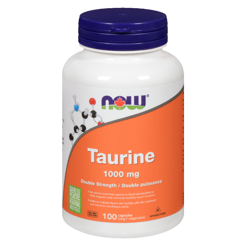 NOW TAURINE 1000MG 100CAP
