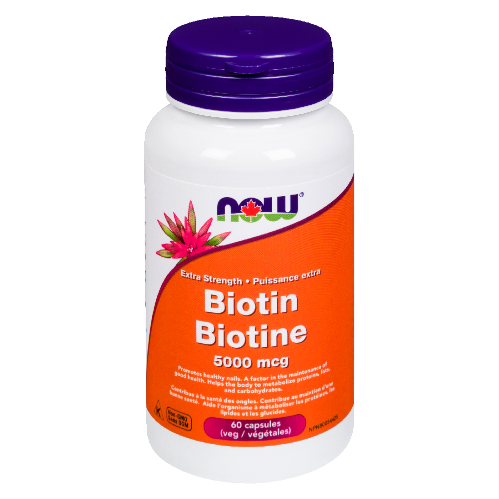 NOW BIOTIN 5000MCG 60VCAPS