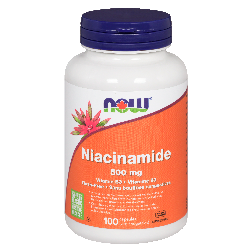 NOW NIACINAMIDE 500MG 100CAP