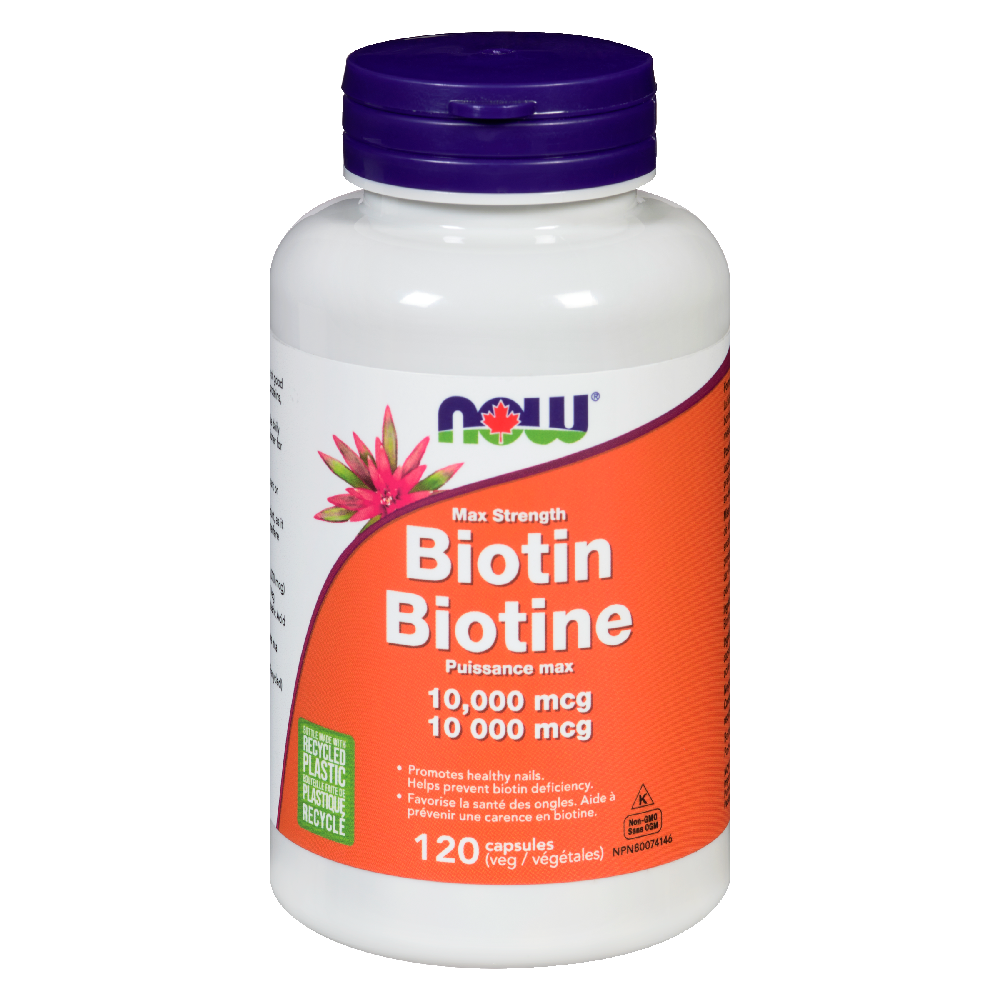 NOW BIOTIN 10000MCG 120VCAPS
