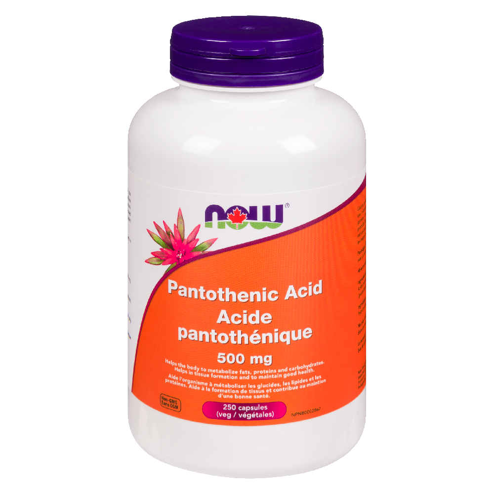 NOW PANTOTHENIC ACID 500MG 250S