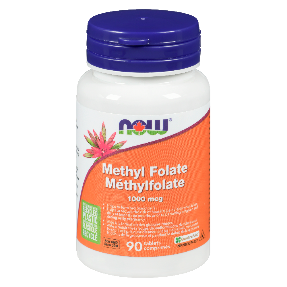 NOW METHYL FOLATE 1000MCG 90S – Vita Health Fresh Market