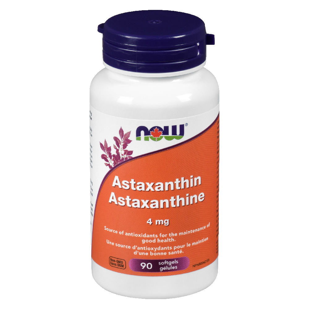 NOW ASTAXANTHIN 4MG 90SOFTGELS