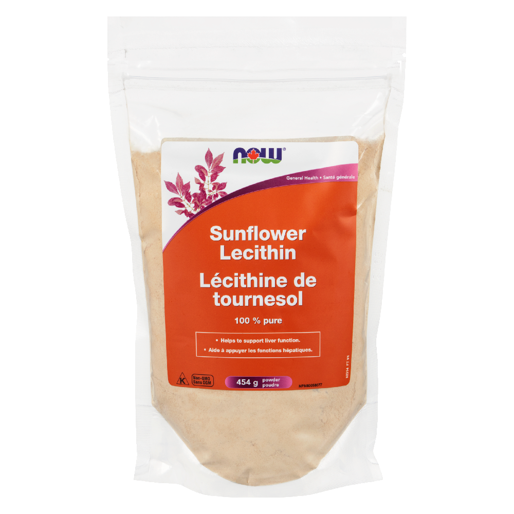NOW SUNFLOWER LECITHIN POWDER 454G