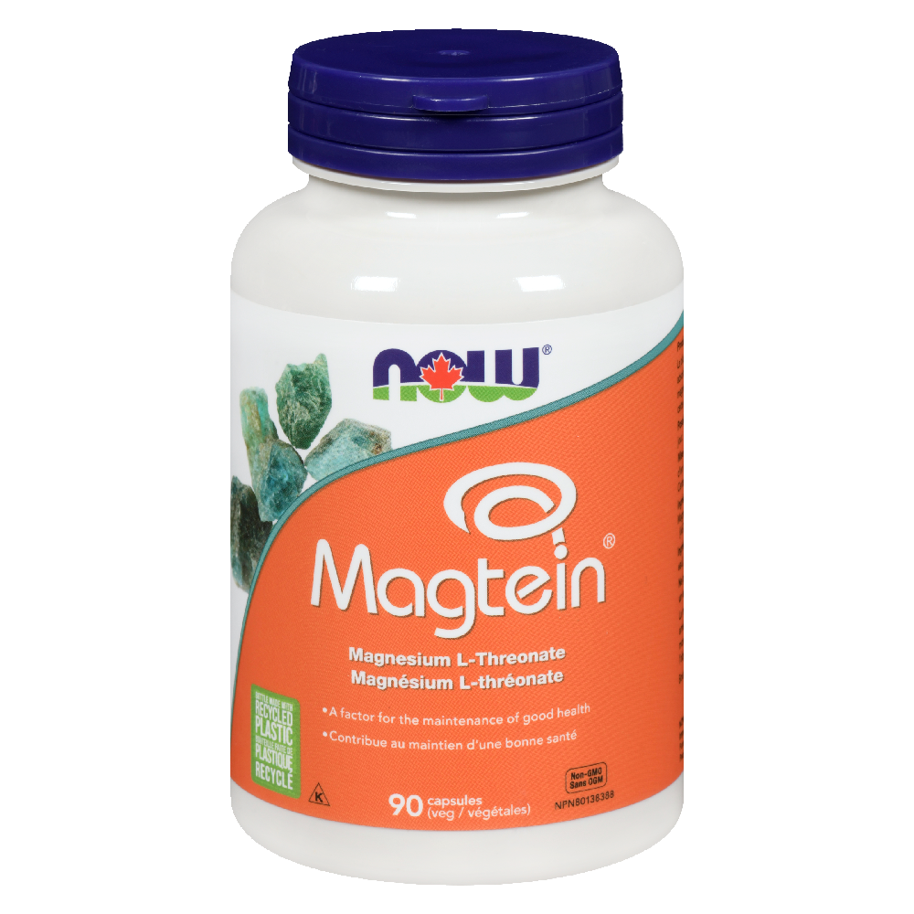 NOW MAGTEIN MAGNESIUM L-THREONATE 90VCAPS