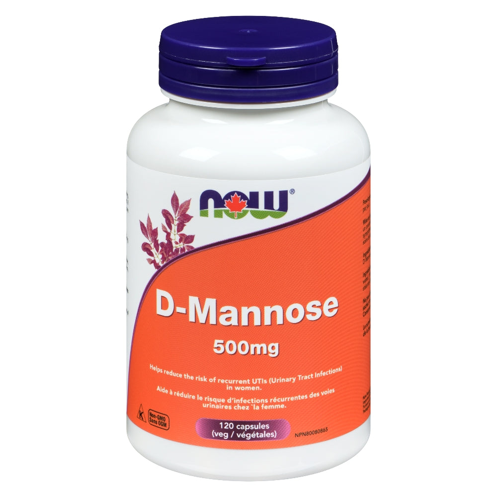 NOW D-MANNOSE 500MG 120VCAPS