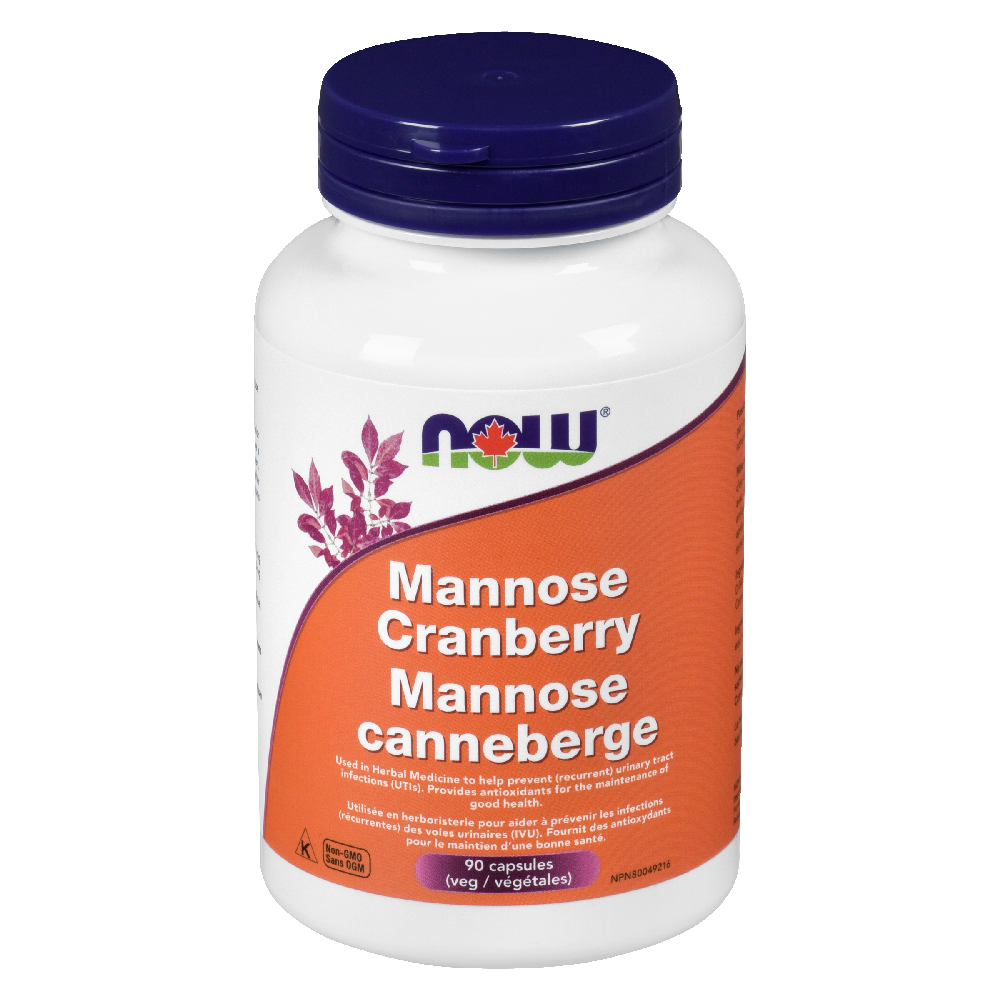 NOW D-MANNOSE CRANBERRY 90VCAPS