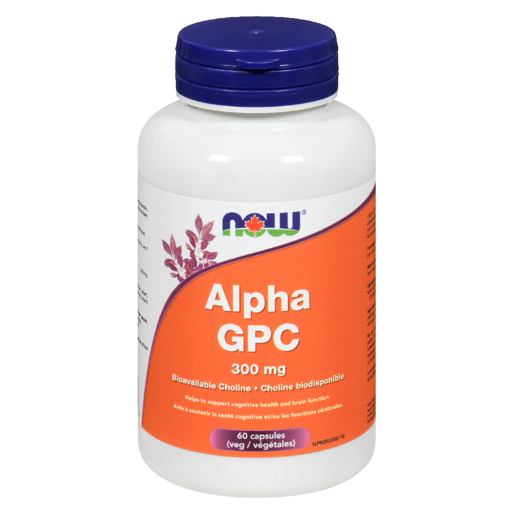 NOW ALPHA GPC 300MG 60'S