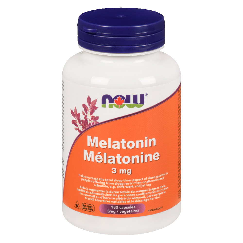 NOW MELATONIN 3MG 180CAPS