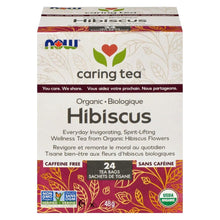 Load image into Gallery viewer, Caring Tea Organic Hibiscus 24s