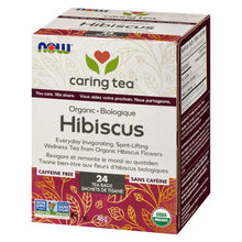 Load image into Gallery viewer, Caring Tea Organic Hibiscus 24s