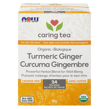 Load image into Gallery viewer, Caring Tea Organic Turmeric Ginger